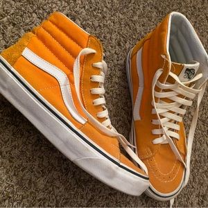 High top orange vans